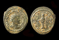 Claudius II Gothicus, Æ Antoninianus, Aequitas, Unlisted Antioch Mint?